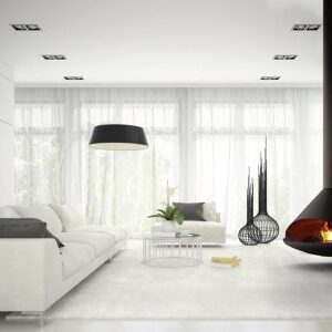 Signi Fires Cone Suspended Fireplace