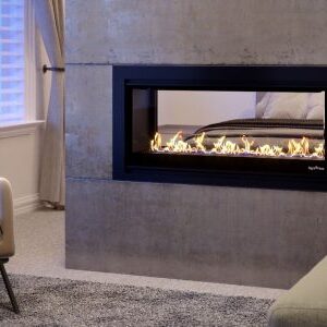 Signi Fires Element 120 Double-Sided Gas Fireplace