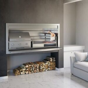 Signi Fires Gas and Wood Combination Braai