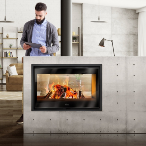 Lacunza Nickel 1000 Insert wood fireplace