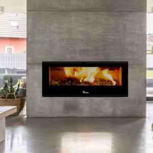 Lacunza Silver 1000 Insert wood fireplace lifestyle