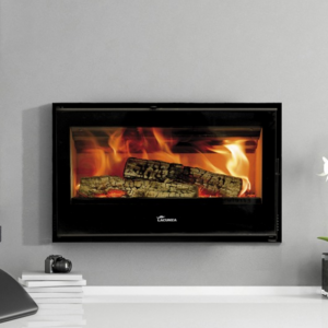 Lacunza Silver 800 Insert wood fireplace lifestyle