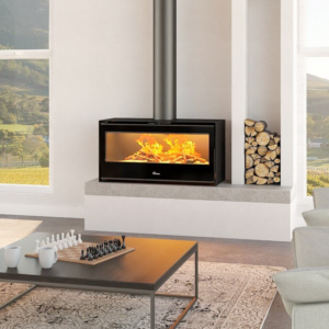 Lacunza Silver 700 Freestanding wood fireplace
