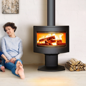 Lacunza Tarbes Freestanding wood fireplace